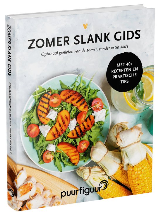 boekenbalie_9789083197845_cover PuurFiguur - Zomer Slank Gids - 40 lekkere gezonde recepten - afslanktips voor in de zomer