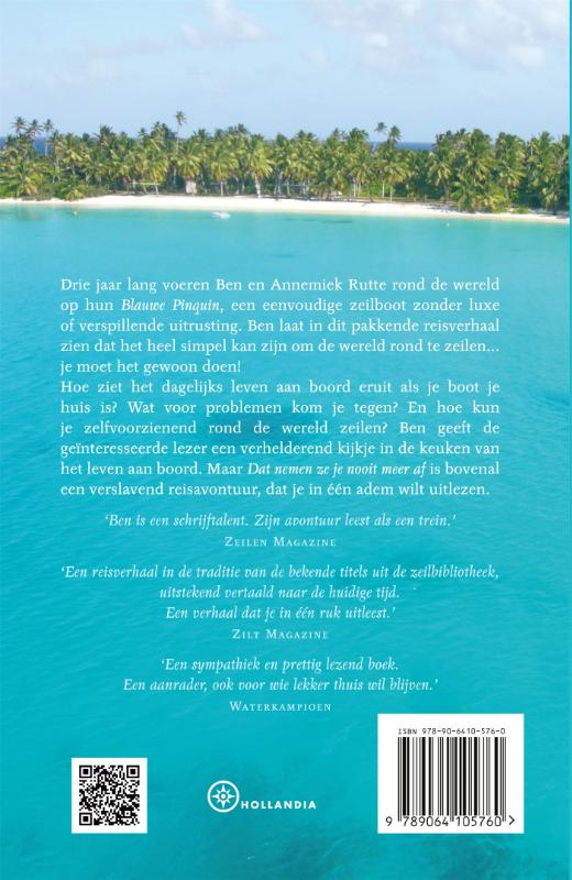 Dat nemen ze je nooit meer af / Hollandia Dominicus Reisverhalen Dat nemen ze je nooit meer af / Hollandia Dominicus Reisverhalen achterkant