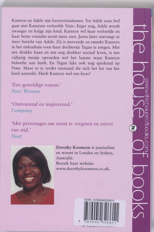 Mijn Mooie Dochter achterkant