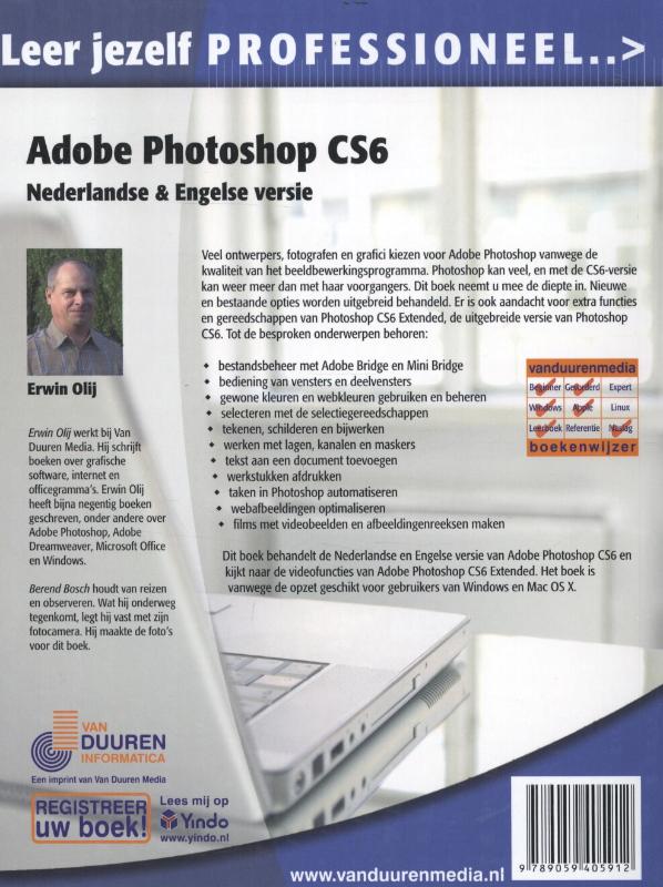 Adobe Photoshop CS6 (N-E) achterkant