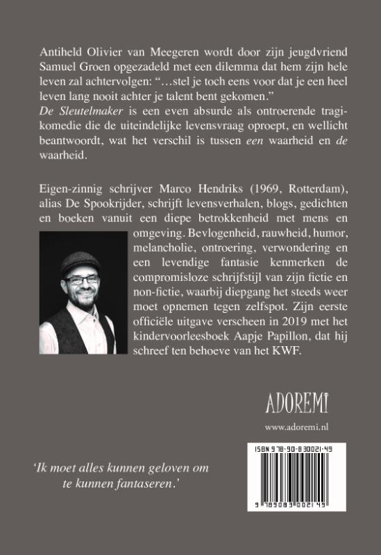 De sleutelmaker achterkant