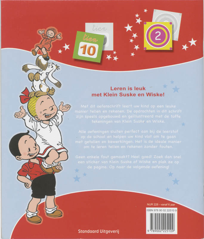 Oefenschrift tellen en rekenen achterkant