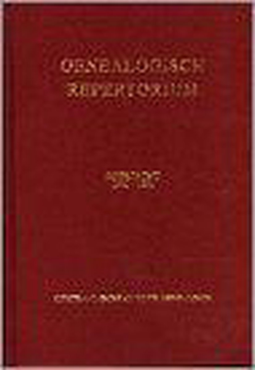 Genealogisch repertorium Jhr.Mr.Dr. E.A. van Beresteyn