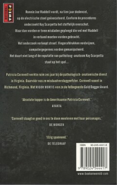 Rigor mortis / Kay Scarpetta / 4 achterkant