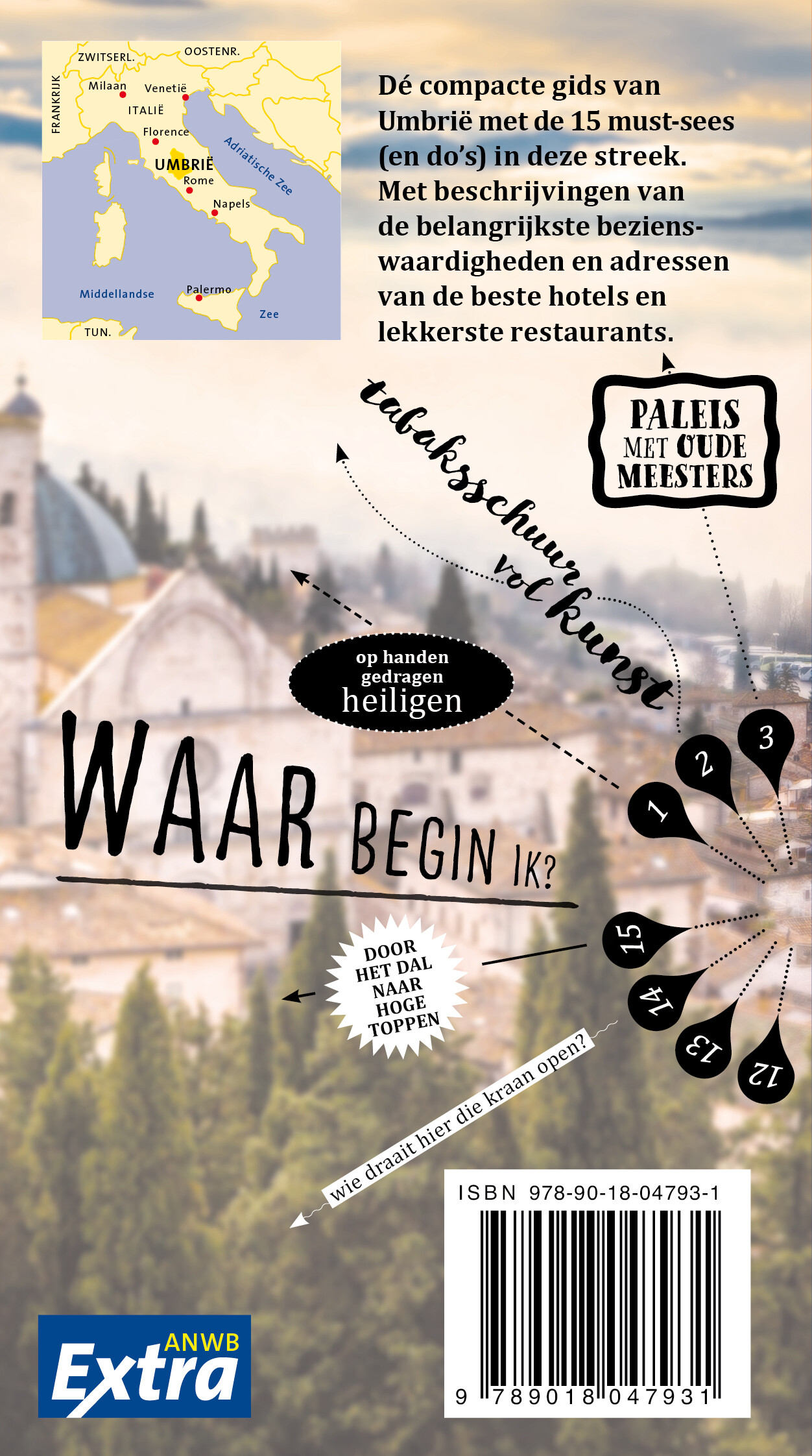Umbrië / ANWB Extra achterkant