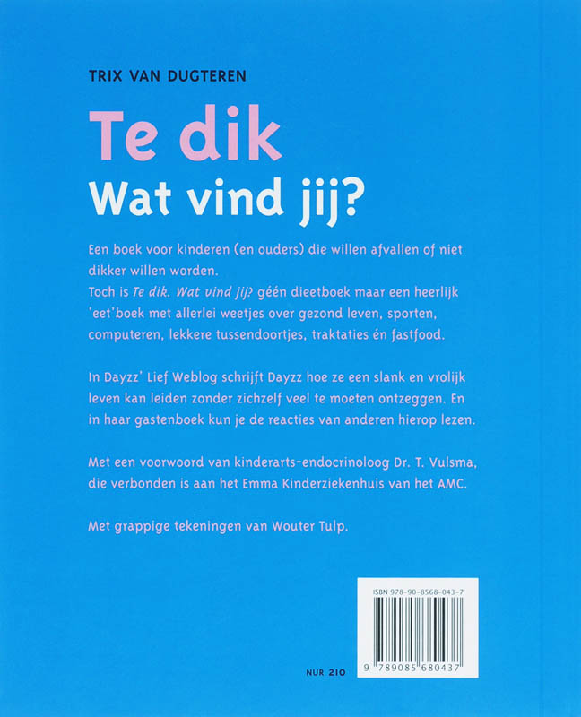 Te Dik. Wat Vind Jij ? achterkant