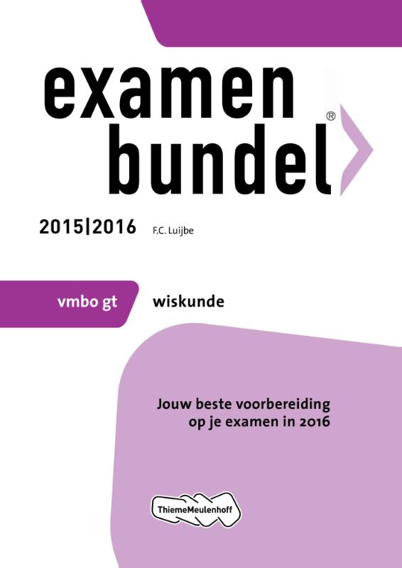 boekenbalie_9789006636277_cover Examenbundel 2015/2016 vmbo-gt wiskunde 2015/2016