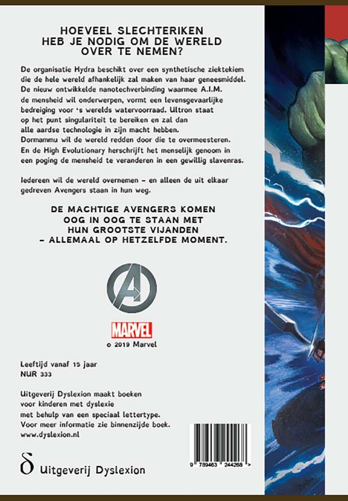 Iedereen wil de wereld overnemen / Een verhaal uit het Marvel-universum achterkant