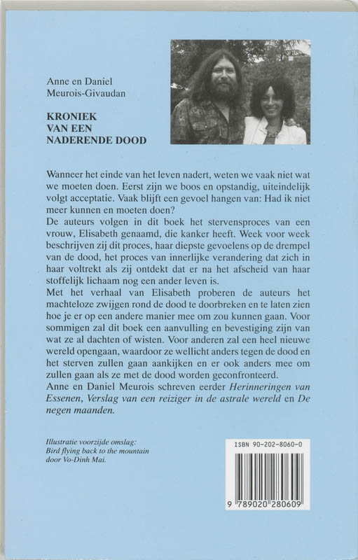 Kroniek Van Een Naderende Dood achterkant