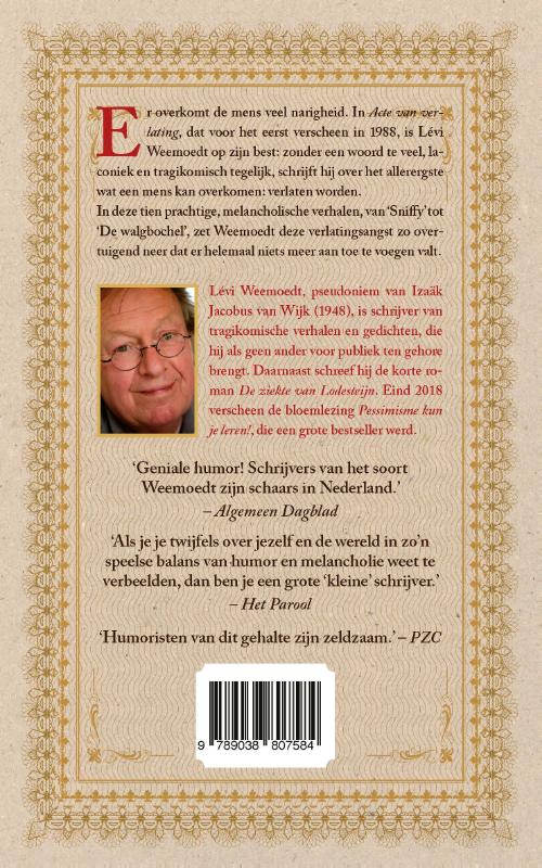 Acte van verlating achterkant