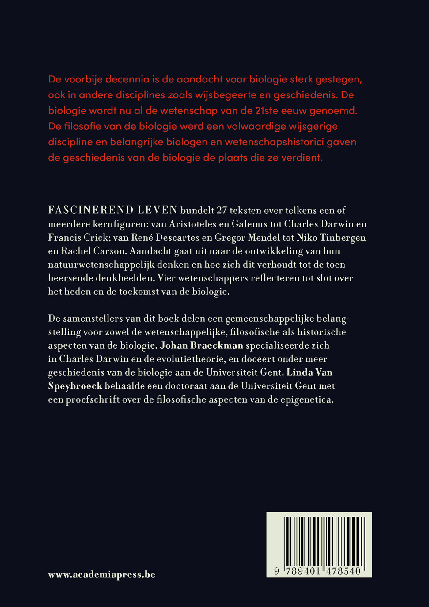 Fascinerend leven achterkant