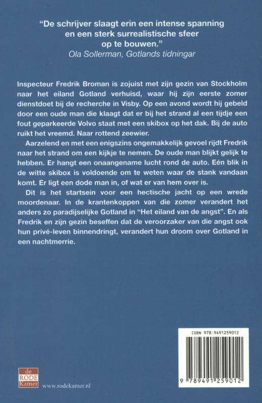 Fredrik Broman 1 - Eiland van de angst achterkant