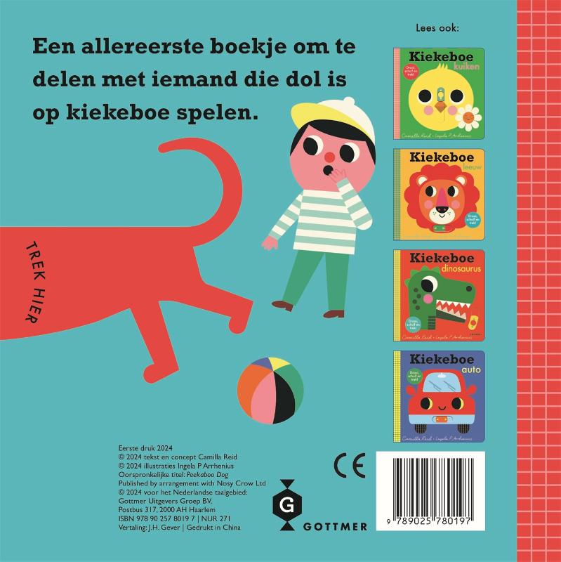 Kiekeboe hondje / Kiekeboe achterkant