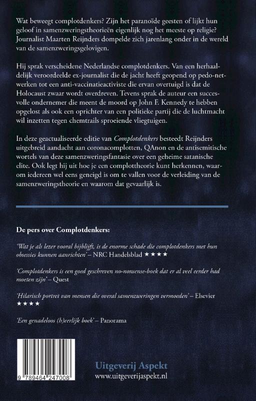 Complotdenkers achterkant