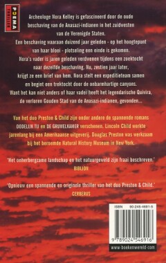 De verloren stad / Poema thriller achterkant
