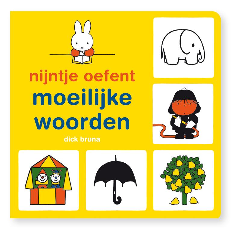 Nijntje oefent  -   Nijntje oefent moeilijke woorden