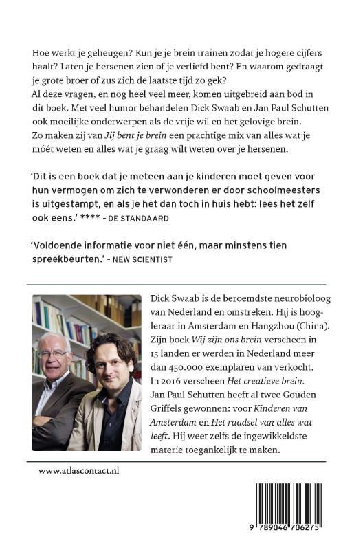 Jij bent je brein Jij bent je brein achterkant