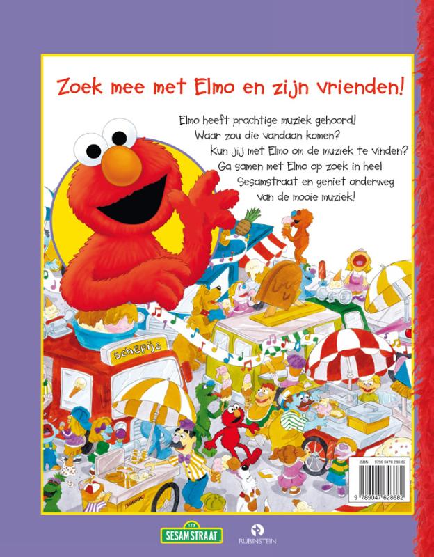 Elmo's Super Zoekboek / Sesamstraat achterkant