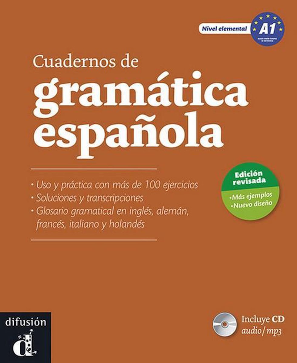 Cuadernos de gramática española A1 libro + descarga MP3
