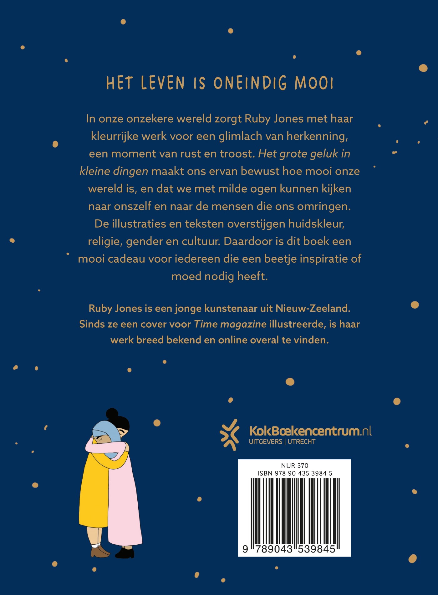 Het grote geluk in kleine dingen achterkant