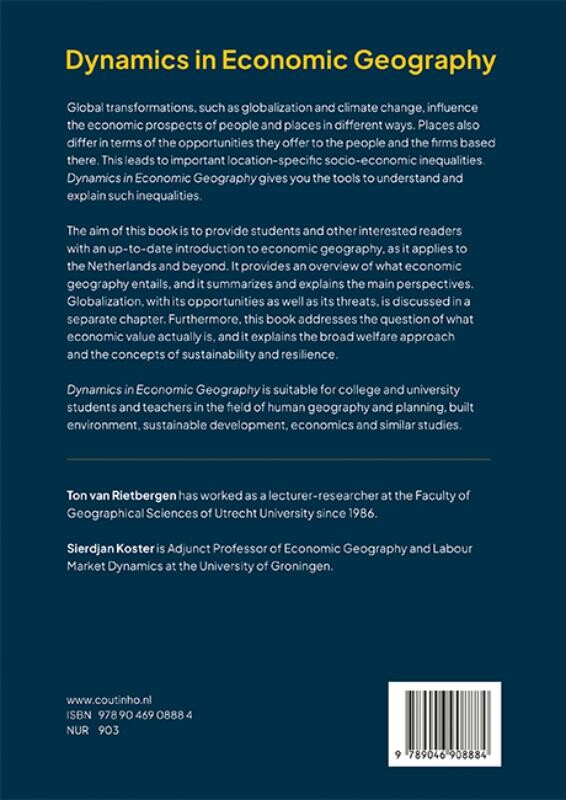 Dynamics in economic geography achterkant