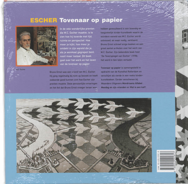 Escher Tovenaar Op Papier achterkant