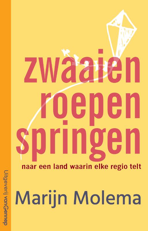 Zwaaien, roepen, springen