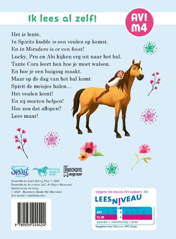 Het veulen / Spirit samen vrij achterkant