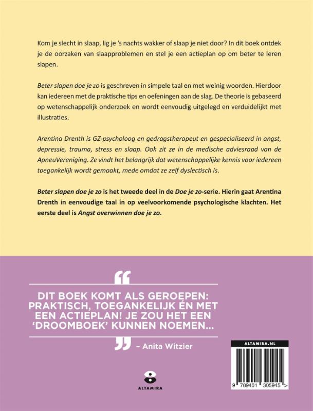 Beter slapen doe je zo / Doe je zo achterkant