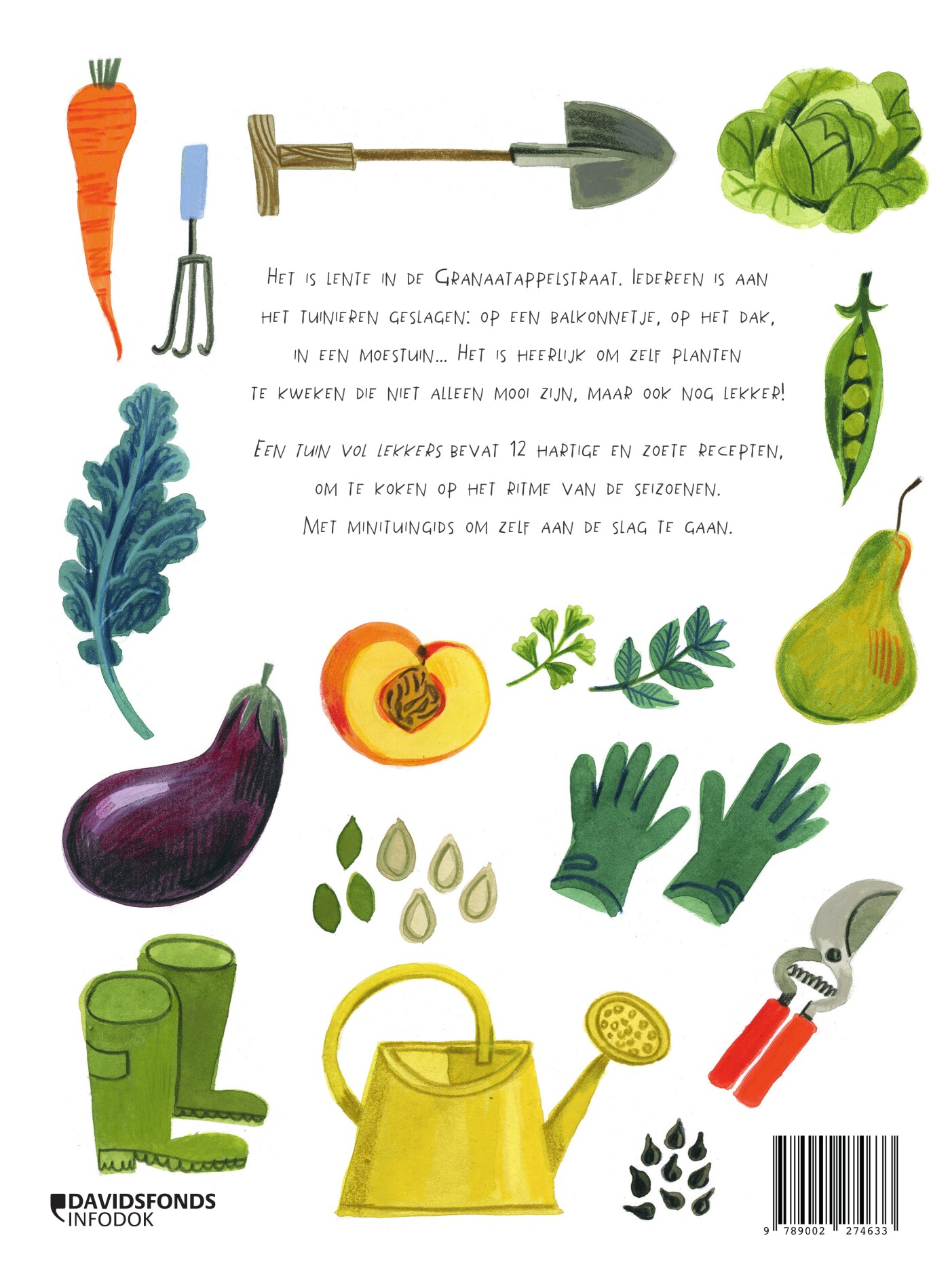 Een tuin vol lekkers achterkant