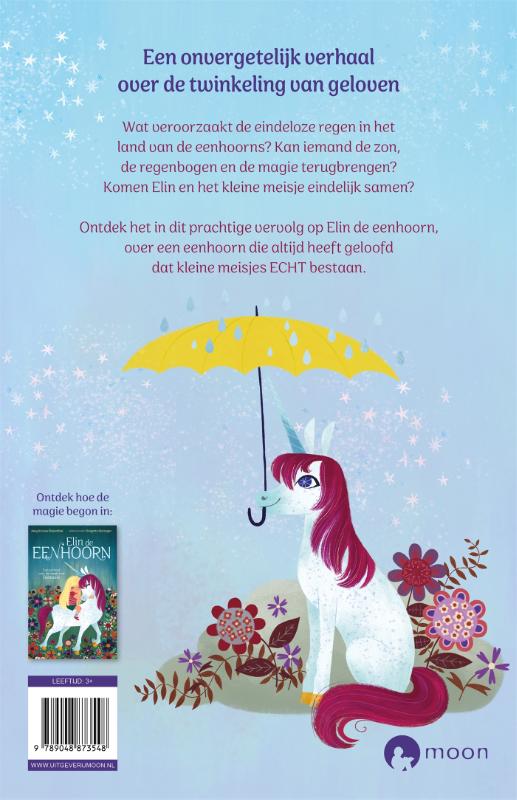Elin de eenhoorn en de droom die uitkwam / Elin de eenhoorn / 2 achterkant