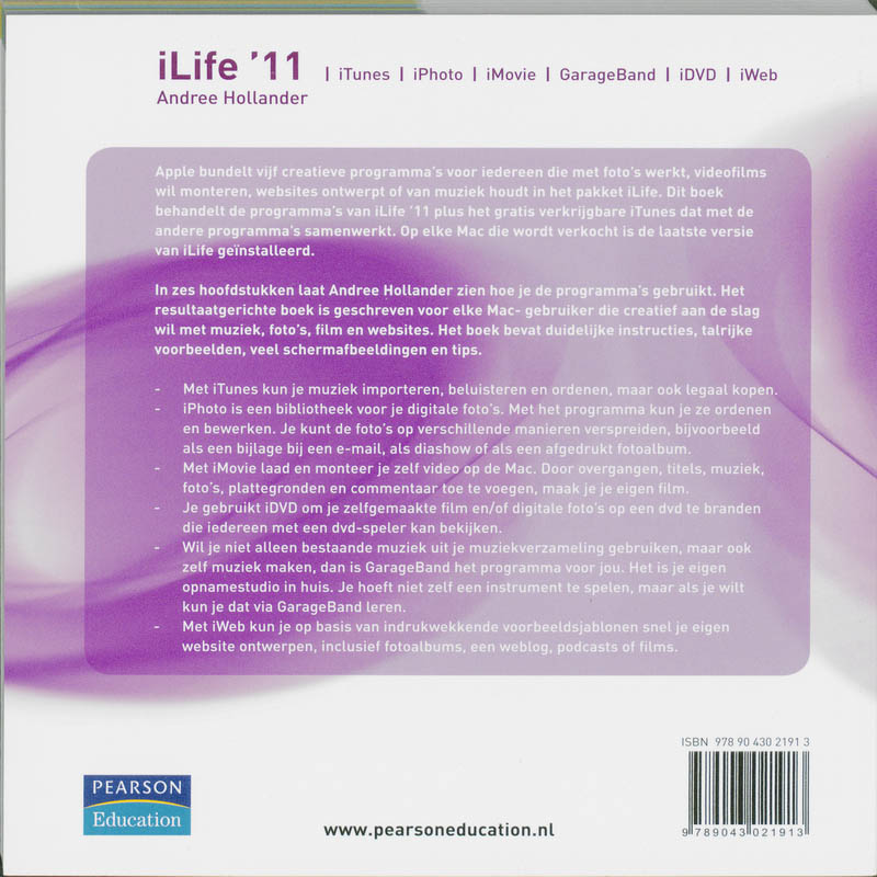 iLife '11 / Mac achterkant
