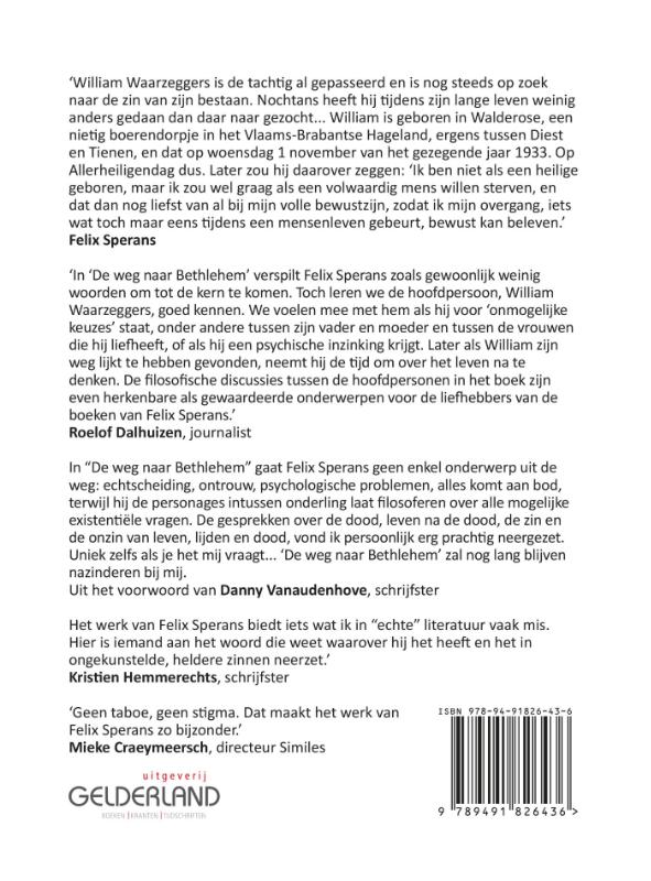 De weg naar Bethlehem achterkant