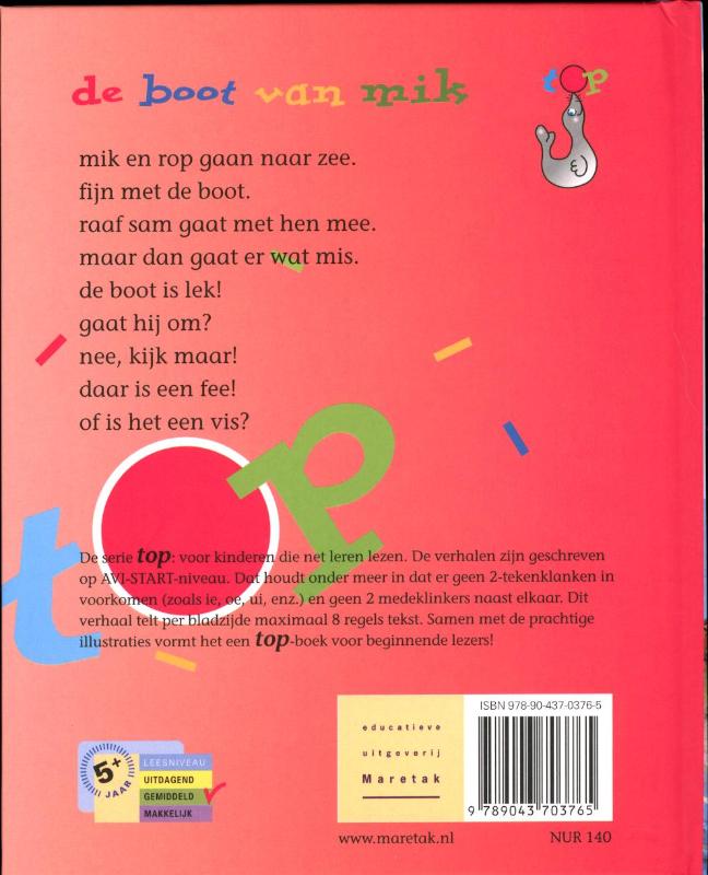 Top  -   De boot van mik achterkant