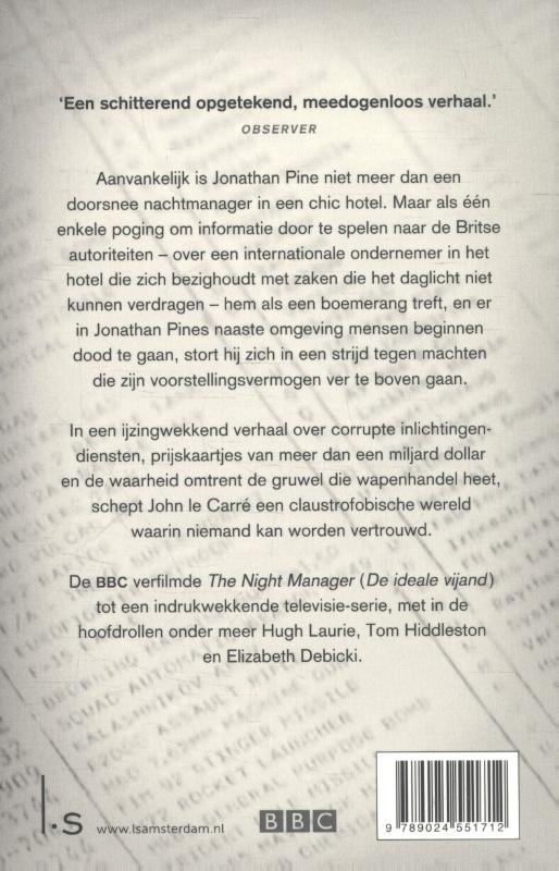 De ideale vijand achterkant