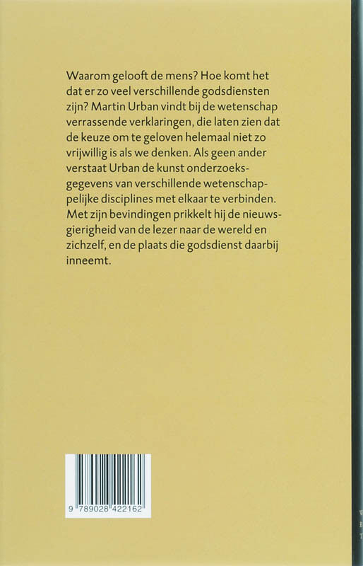 Waarom de mens gelooft achterkant
