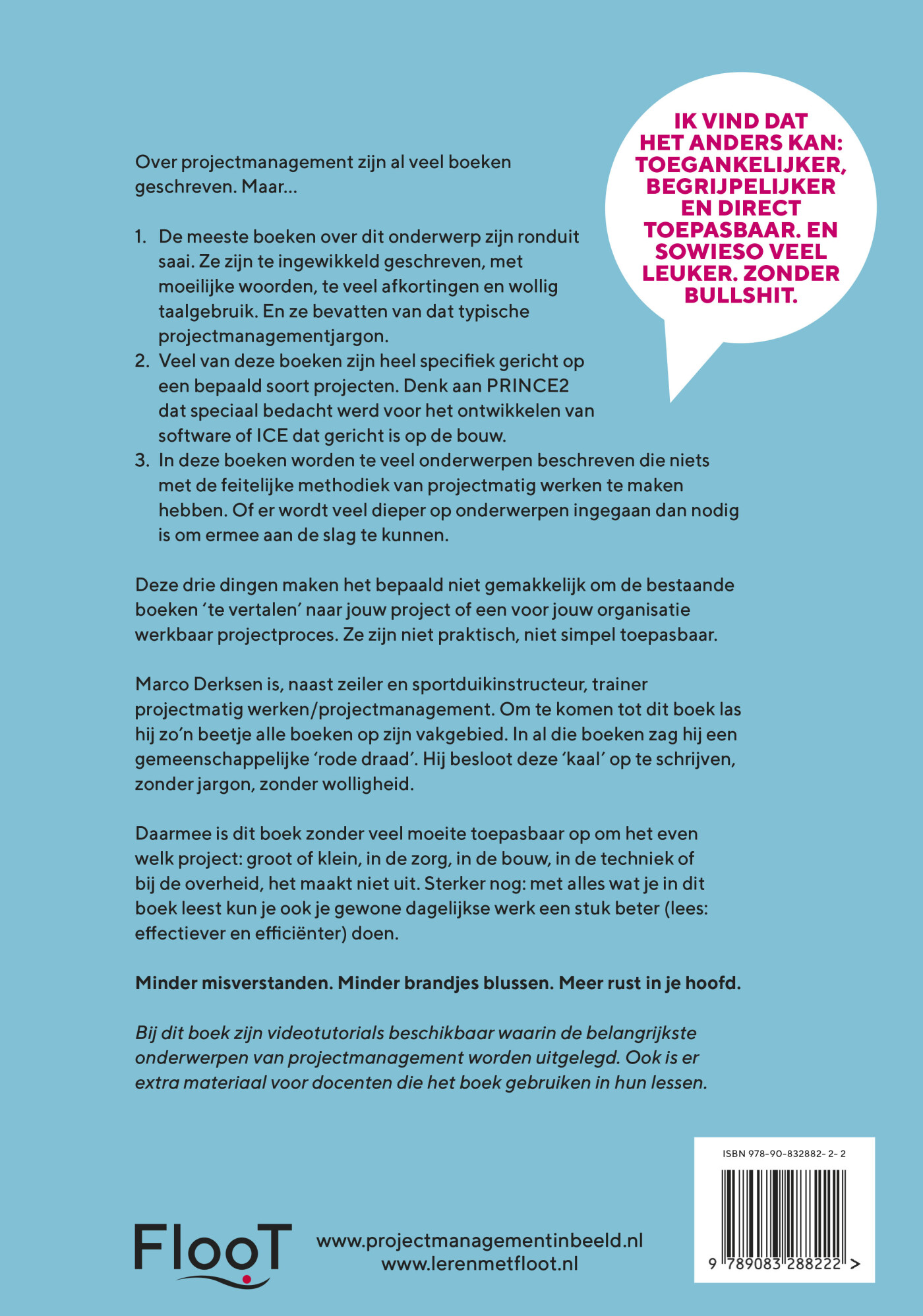 Projectmanagement in beeld achterkant