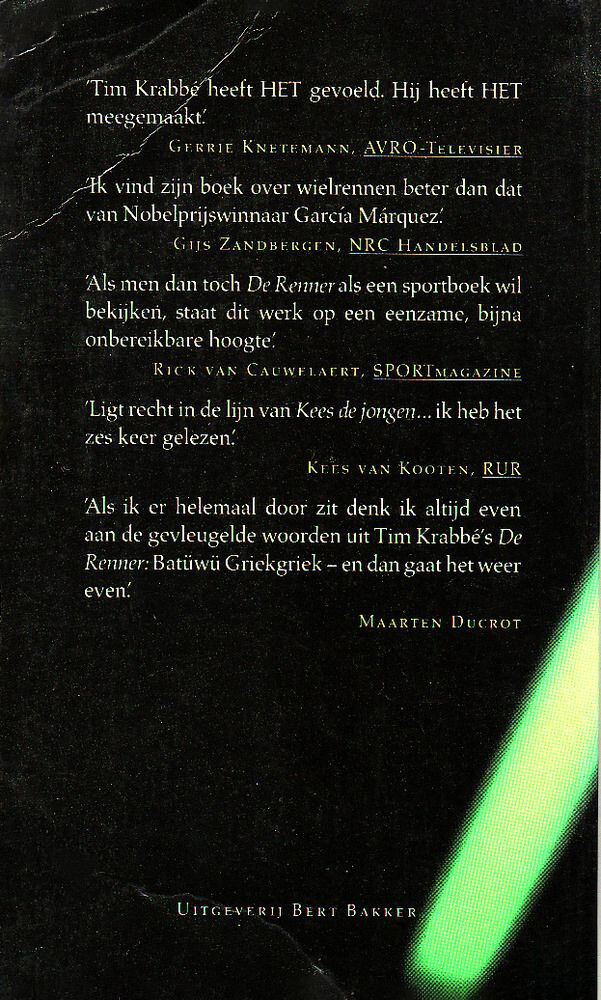 De renner achterkant