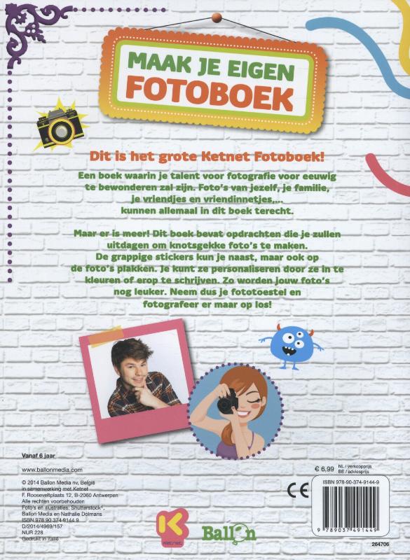 Maak je eigen fotoboek achterkant