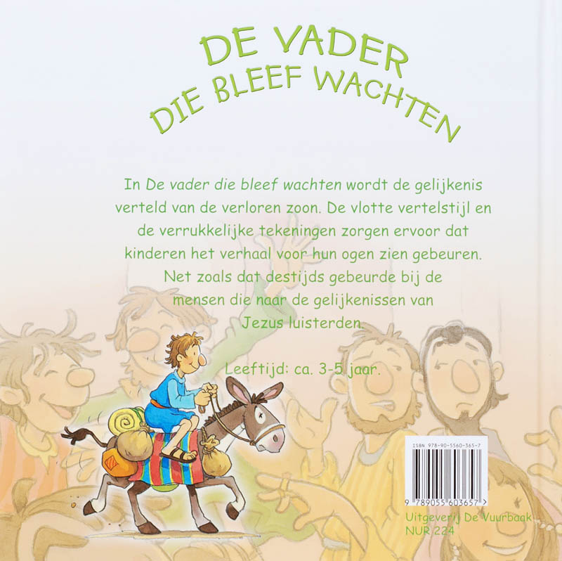 De vader die bleef wachten achterkant