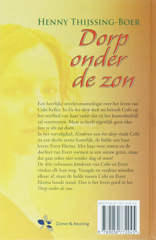 Dorp onder de zon achterkant