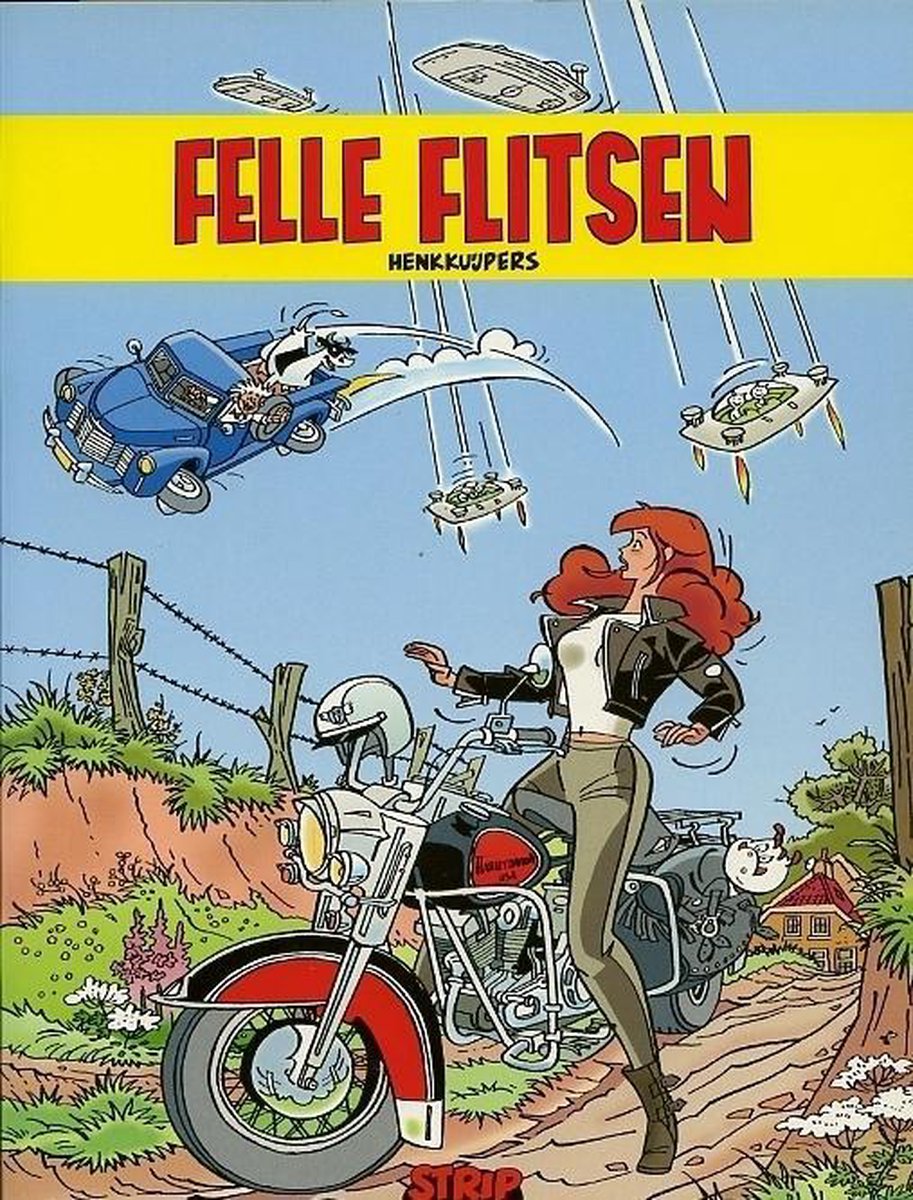 Felle flitsen / BVS stripkado 2001 / SP 01