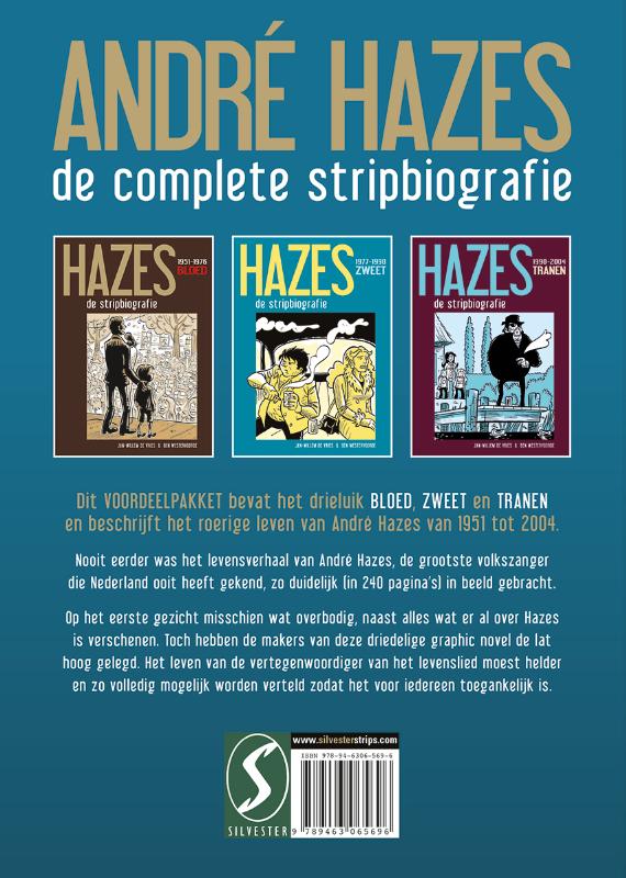 André Hazes, de stripbiografie - Zijn getekende levensverhaal achterkant