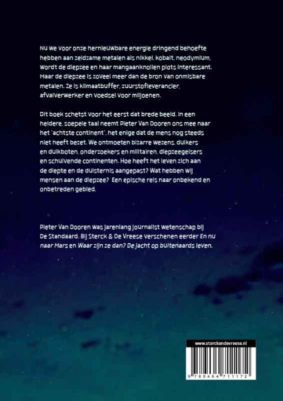 In de diepzee is geen licht (maar wel rijkdom) achterkant