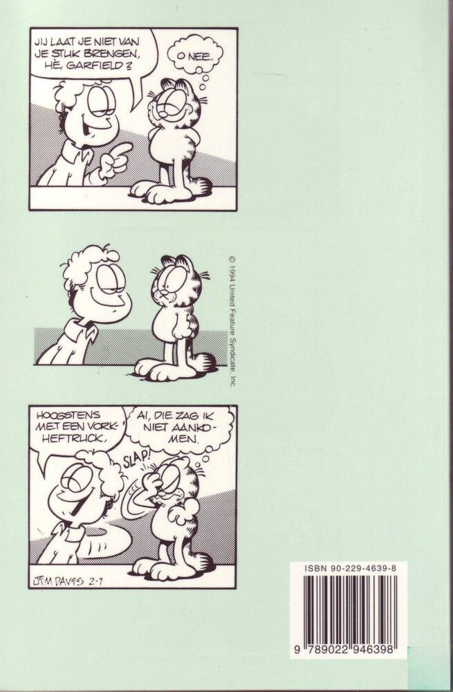 Garfield / 25 / Garfield / 25 achterkant