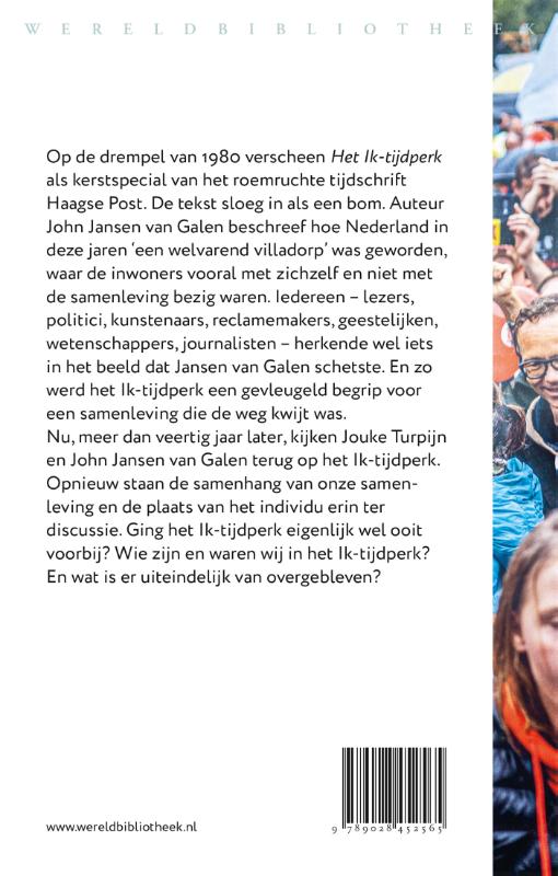 Wij en het Ik-tijdperk Wij en het Ik-tijdperk achterkant