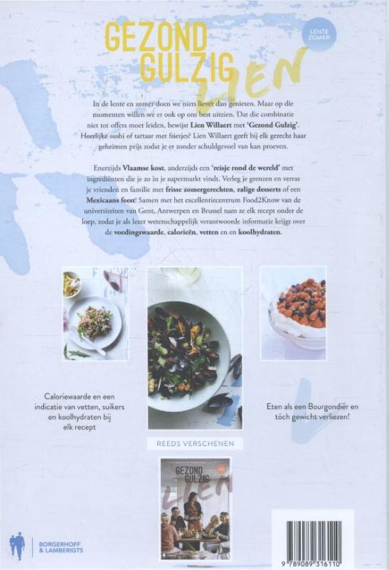 Lien, gezond gulzig Lien, gezond gulzig achterkant