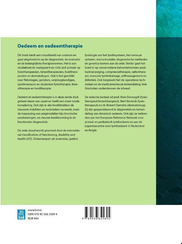 Oedeem en oedeemtherapie achterkant