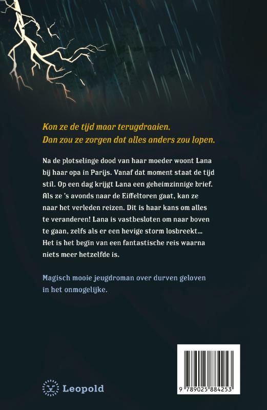 De nacht van de bliksemregen achterkant