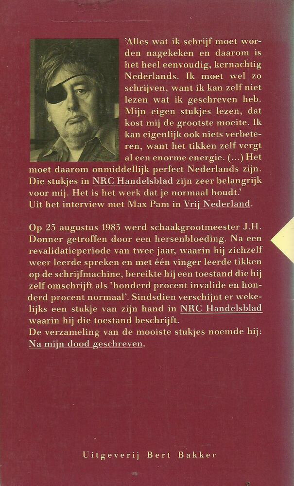 Na mijn dood geschreven achterkant